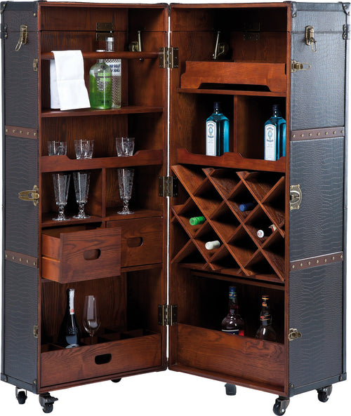 Kare Design Bar suitcase Globetrotter croco 153cm