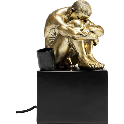 Kare Design tafellamp - man opgekruld - goud