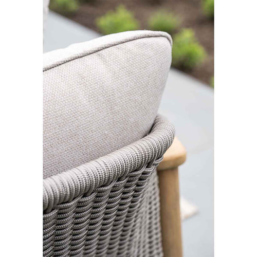 Eclipse loungeset - 4-dlg.-acaciahout met white wash - sand