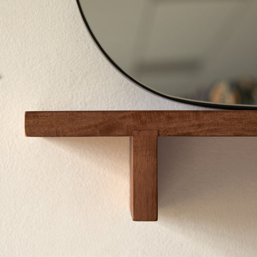 Tikamoon Horizontaal badkamerrek van massief palissanderhout - Bruin - vtwonen shop