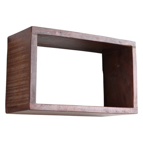 Raw Materials open wandplank - FSC-gerecycled hout - 12x15x22 cm - vtwonen shop