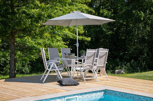 Rebellenclub parasol camelli tuinset met - wit - vtwonen shop