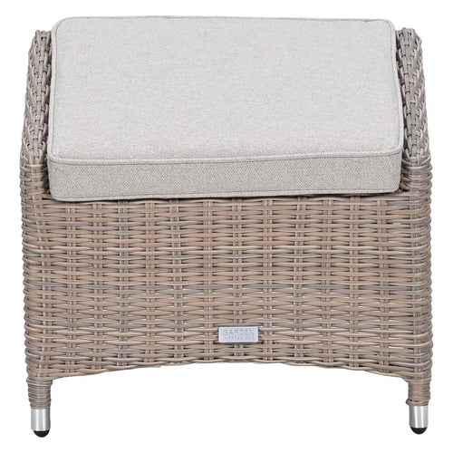 Garden Impressionsvoetenbank Collin vintage willow - des. sand