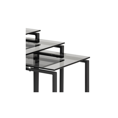 BRAM Salontafel Muker - Zwart Met Smoked Glass - vtwonen shop