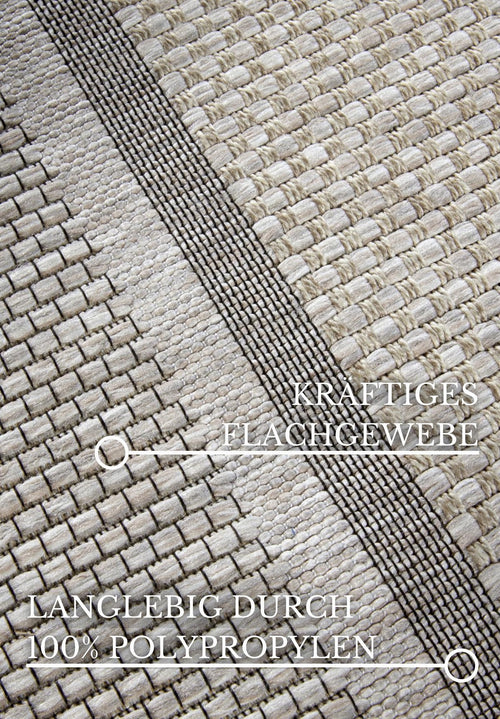 Villeroy & Boch 1836 In- & Outdoor Rug Luitwin Natural Brown 155x230 cm