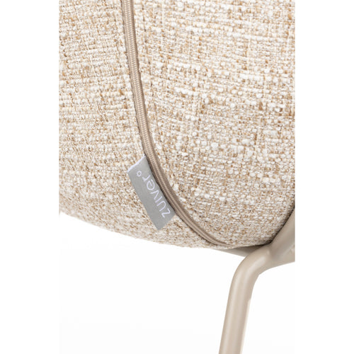Zuiver Feston Eetkamerstoelen Met Armleuningen Beige - Set van 2