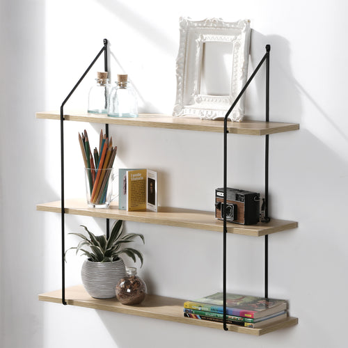 Calicosy - Wandplank 3 niveaus Houtdecor L60 cm  15x60x60 cm