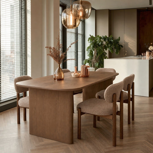 DÉJA Eettafel Meira Bruin Eiken 170cm