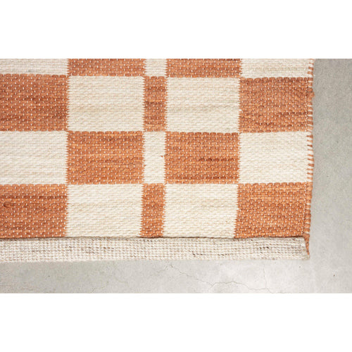 Zuiver Checker Vloerkleed 160x230 - Beige - vtwonen shop