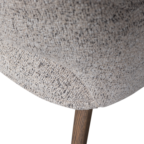 WOOOD eetkamerstoelen Murat Houten Bruine Poot - Naturel - Set van 6 - vtwonen shop