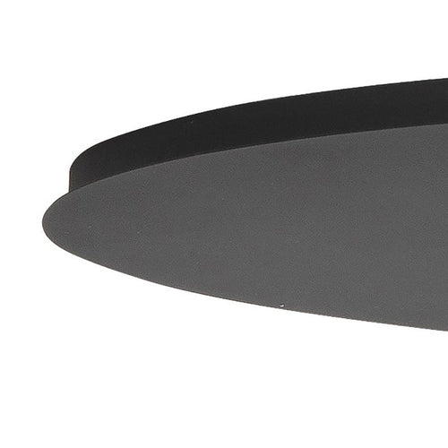 Ylumen plafondplaat ovaal -  160  x 3.5   cm - zwart