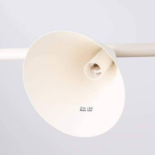 Sollux Lighting Kroonluchter NOX 4L beige - 122x14x215cm