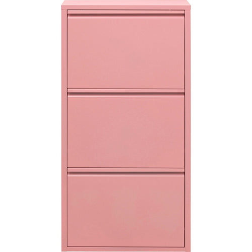 Kare Design Schoenenkast Caruso - roze - 3 laden