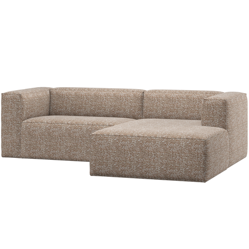 WOOOD chaise longue bank rechts Bean - Melange - Terrazzo - 73x254x178 - vtwonen shop