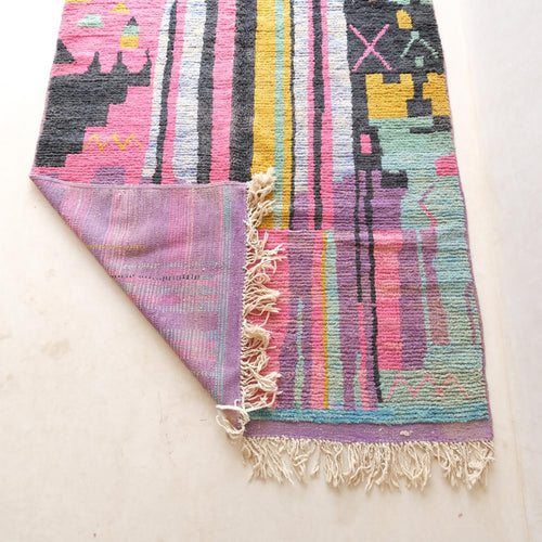AFK Living vloerkleed Berber - handgemaakt - Wol - 140 cm x 200 cm