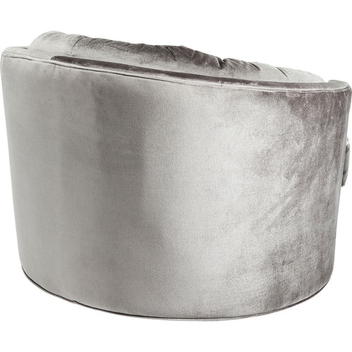 Kare Design Fauteuil Music Hall fluweel grijs - vtwonen shop