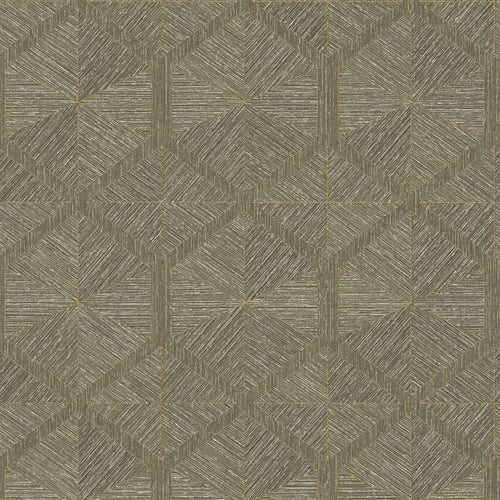 Livingwalls behang geometrische vormen bruin en goud - 53 cm x 10.05 m - AS-386904