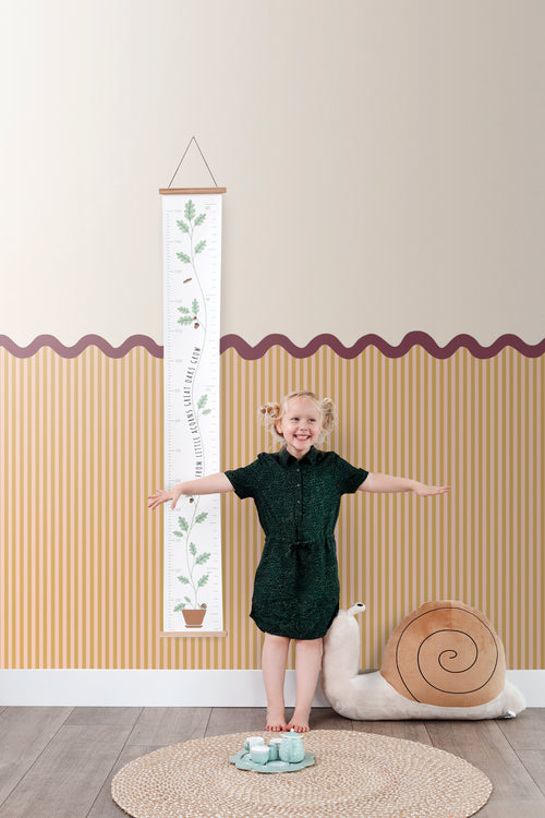 ESTAhome fotobehang lambrisering geel - 2.5 x 2.79 m - 159526 - vtwonen shop