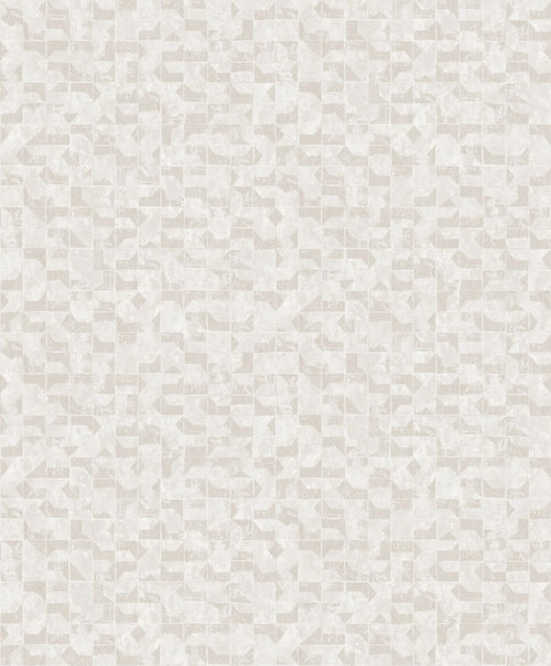 Masureel behang tegelmotief wit - 53 cm x 10.05 m - 630709 - vtwonen shop