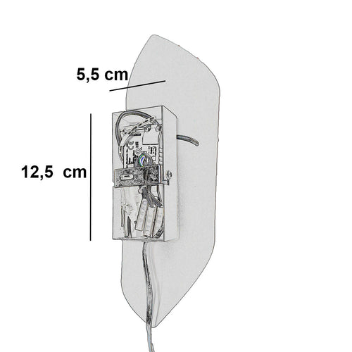 Freelight wandlamp Letto - 1 lichts - 12  x 31   cm - taupe - vtwonen shop