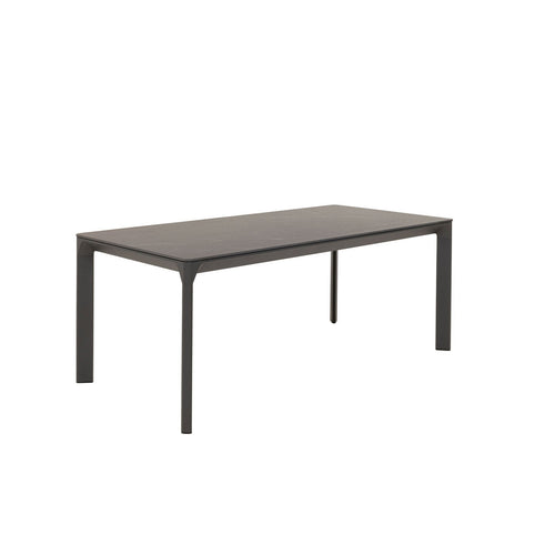 Kare Design Tuintafel Bari 180x90cm zwart