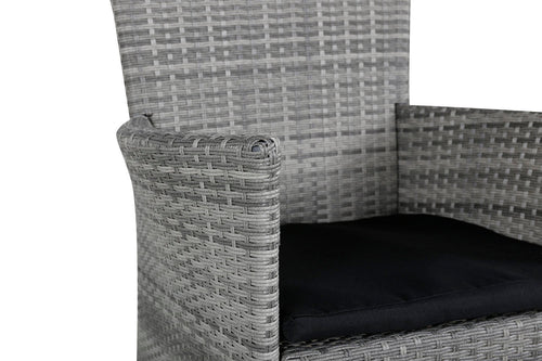 Rebellenclub Tuinstoel Shale - Set van 2 - Grijs