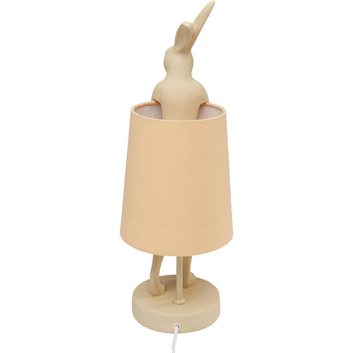 Kare Design tafellamp Animal - konijn - 50cm - beige en perzik - vtwonen shop