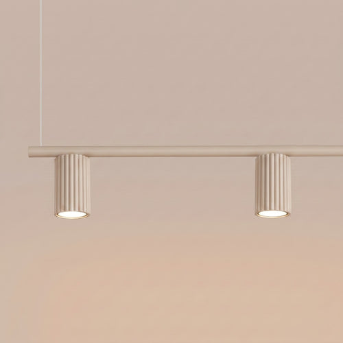 Sollux Lighting Kroonluchter KARBON 4 taupe - 122x6,5x212cm
