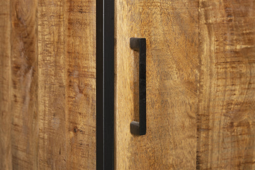 StarFurn Boekenkast Oakland - Zwart Hout - 50x40x200cm - vtwonen shop