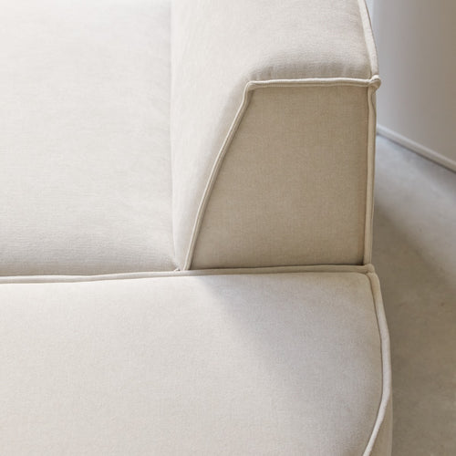 Tikamoon Modulaire loungefauteuil in beige stof - Beige
