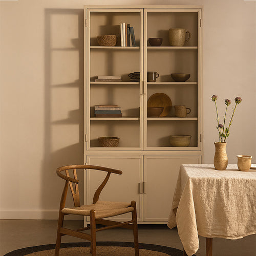 new Routz buffetkast Garland 4-deurs zand