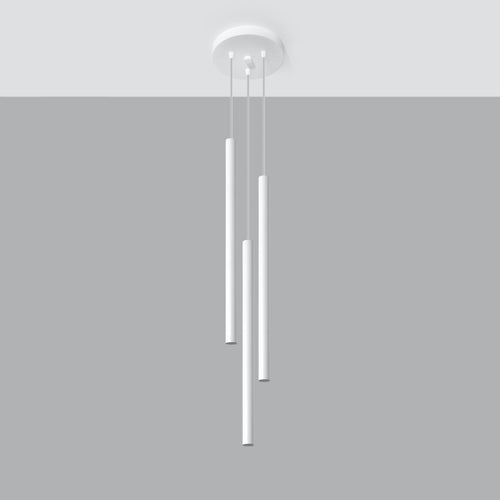 Sollux Lighting Hanglamp PASTELO 3P wit - 20x20x90cm
