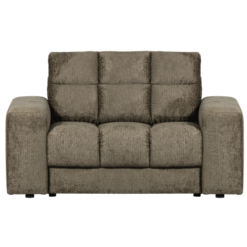 WOOOD loveseat Second Date - Structure Velvet - Bonsai - 78x136x101 - vtwonen shop