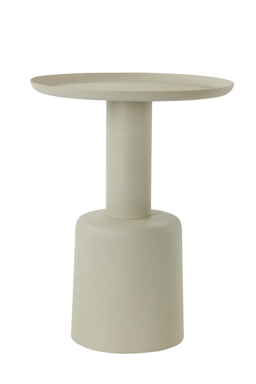 Light & Living bijzettafel MILAKI - Ø39x52cm - grijs