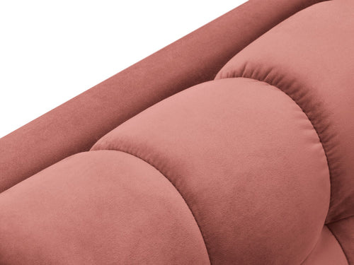 Cosmopolitan Design rechter chaise longue Bali flueel, roze - 185x102x75cm