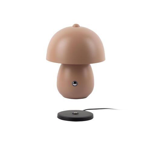 Leitmotiv tafellamp Mono LED - bruin - Ø14cm - vtwonen shop