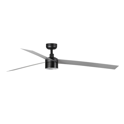 Faro Cruiser Cruiser 160cm TEK LED plafondventilator matzwart, aluminium bladen 4000K