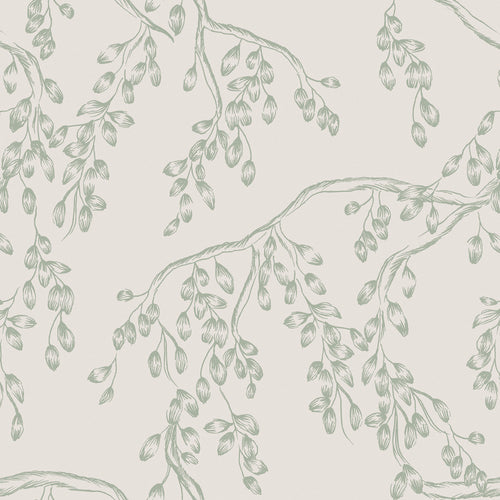 Laura Ashley Vliesbehang - Rainham Willow Sage