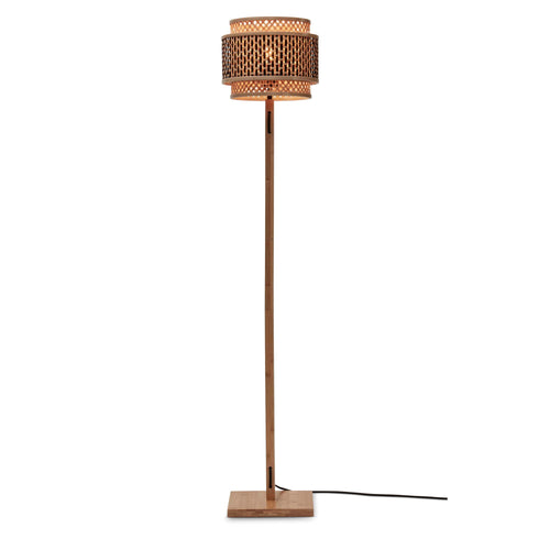 GOOD&MOJO vloerlamp Bhutan - zwart - Ø18cm - vtwonen shop