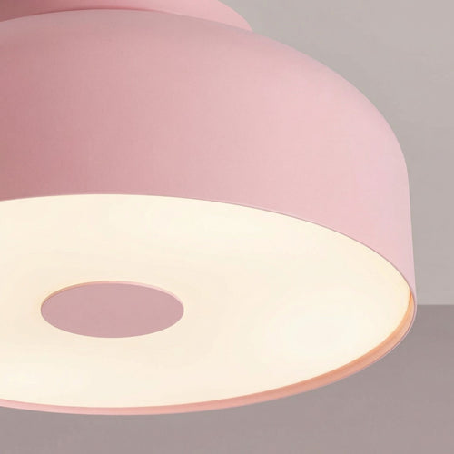 Sollux Lighting Plafondlamp OMIQ roze - 30x30x15cm