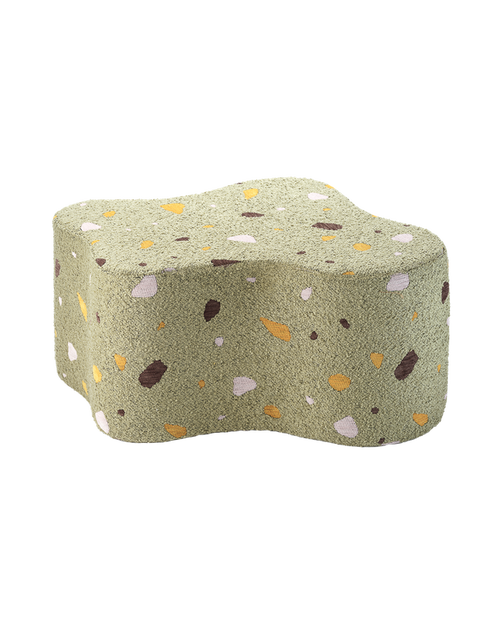 Wigiwama Terrazzo Cloud Poef - Groen - vtwonen shop