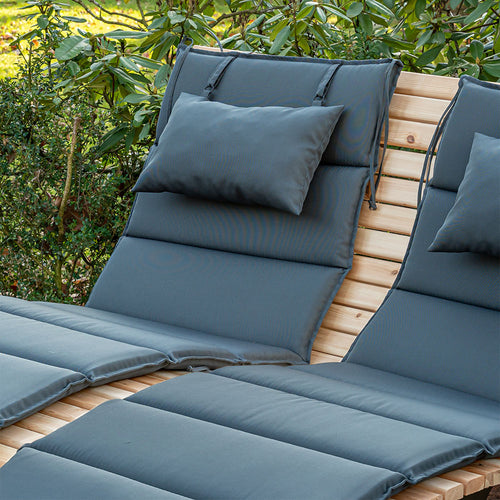 Home Deluxe Wave Houten Ligstoel TAIGA Aantal: 2 - vtwonen shop