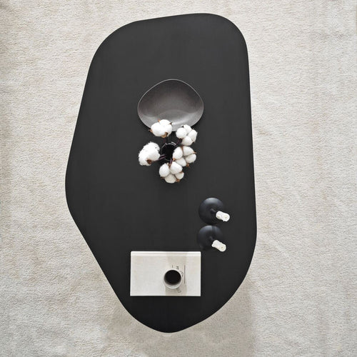Calicosy - ROCK Salontafel met brede poten - Steen - 60x100x35 cm