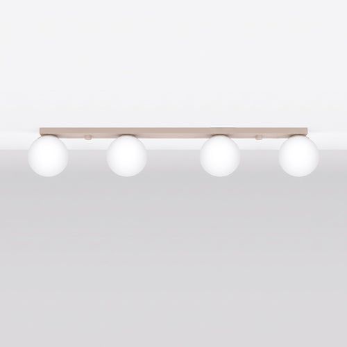 Sollux Lighting Plafondlamp YOLI 4 taupe - 88x12x14,5cm