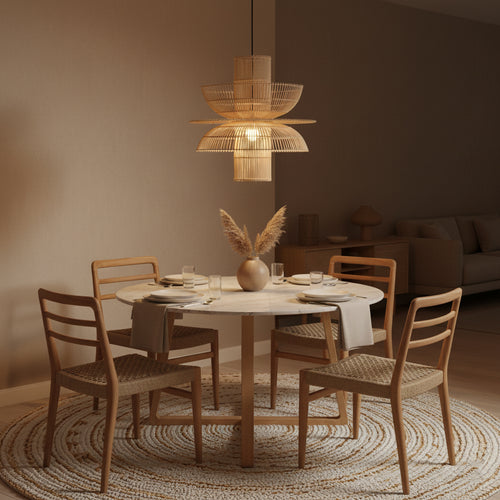 Raw Materials Saturn rotan hanglamp - Ø 65x63 cm