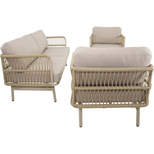 Lesli Living loungebank Akiro - beige - 179x75x66cm