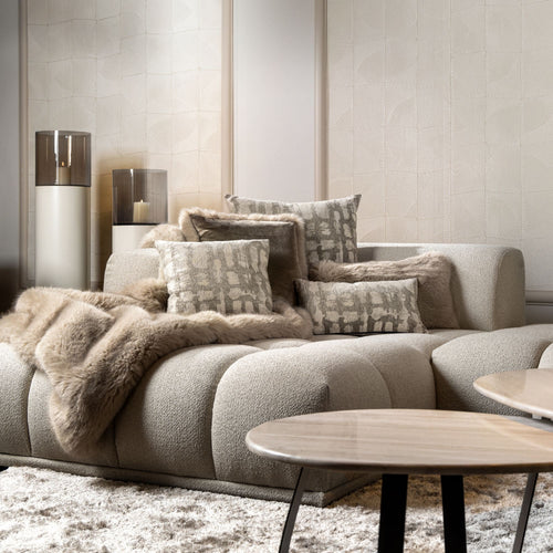 JULIA | sierkussen | 45x45 cm | White Pepper | beige | Hoii | met luxe binnenkussen