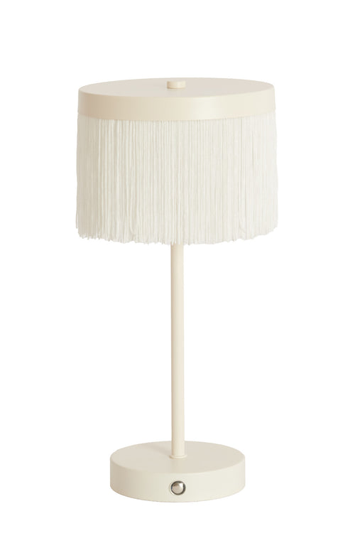 Light & Living tafellamp DINY - wit - Ø17x35cm - vtwonen shop