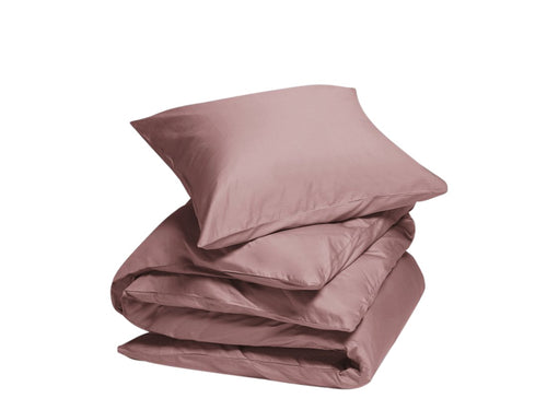Yumeko dekbedovertrek katoen satijn blush rose 140x220 + 1/60x70 - vtwonen shop