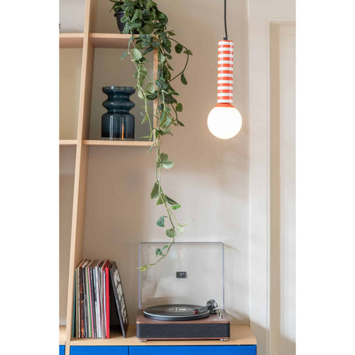 Leitmotiv hanglamp Rayado Retro - oranje - Ø12cm